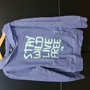 Girls The North Face Hooded Sweatshirt, Size M (10-12)